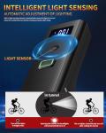 DARKBEAM Bicycle Lights Set USB-C Rechargeable, High Lumens Bike Headlight and Super Back Taillight 4+5 Modes, Bike Lights for Night Riding Easy to Install for Men Women Kids Road Mountain Cycling