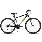 HH HILAND 26 Inch Mountain Bike, Mens Womens MTB with 18 Speeds, High-Tensile Steel Frame, V Brake, Hardtail Bicycle for Adults Black