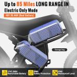 Riding'times Upgraded GT73 Electric Dirt Bike for Adults Teens, 2400W Ebike Max 37 MPH & 1747Wh Dual Battery, 85 Mile Long Range Electric Motorcycle with 25" Dirt Tires E Dirtbike