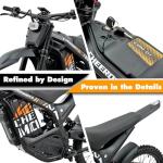 Electric Dirt Bike for Adults 72V 8500W(Peak) – 52MPH Top Speed E-Motorcycle with 4-Piston Brakes, Off-Road Suspension, Removable Battery, Long Range, Built for Hills, Trails & Wild Terrain, Black