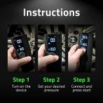 Airmoto and Power Kit Bundle Deal - 1 bundle - Tire Inflator Portable Air Compressor with Power Kit for Charging on The Road - Cordless Air Pump for Car Tires, Motorcycle, Bicycle, Balls