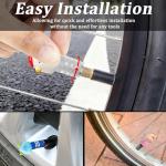 4 Pack Hamburger Bike Tire Valve Stem Caps,Burger Bike Accessories,Fun Bicycle Decor,Universal Air Caps for Bicycle, Motorcycle,Car,SUV & Truck,Perfect Burger Gifts for Men Women