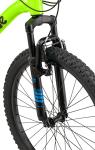 Mongoose Status Mountain Bike, 24 Inch Bike for Kids and Teens, 21 Speed, Aluminum Suspension Frame, Steel Rear Triangle, Suspension Fork, Knobby Mountain Tires, Linear Pull Brakes, For Boys and Girls