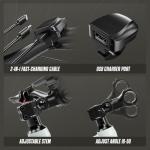 PUJH 5000W Dual Motor Electric Bike for Adults 60V 20Ah Fast Ebike for Men Women 45 MPH,Up to 100 Miles,24" Fat Tire Suspension Electric Bicycle for Snow Off-Road Commuter Mountain E-Bike