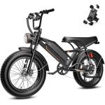 YOLOWAY Electric Bike for Adults,Electric Dirt Bike 2000W/1500W Peak Motor,E Bike 20"/16" *4 Fat Tire,All Terrain 32/28MPH Top Speed,Ebike Up 55-80 Miles Range,48V Removable Battery