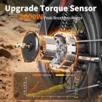 YOLOWAY Electric Bike for Adults,Electric Dirt Bike 2000W/1500W Peak Motor,E Bike 20"/16" *4 Fat Tire,All Terrain 32/28MPH Top Speed,Ebike Up 55-80 Miles Range,48V Removable Battery