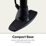 Schwinn Basic Floor Bike Pump, Up to 120 PSI, Dual Head Pump Nozzle with Ready Indicator, Presta and Schrader Valve Compatible, No Gauge Included, Black