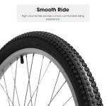 HILAND Bamcbase Womens Mountain Bike, 26 Inch 18 Speeds Hybrid Commuter Bicycle for Adults, Sport Hardtail Trail MTB Pink