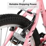 HILAND Bamcbase Womens Mountain Bike, 26 Inch 18 Speeds Hybrid Commuter Bicycle for Adults, Sport Hardtail Trail MTB Pink