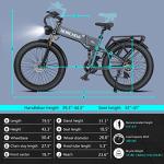 DAMSON Electric Bike for Adults 1500W Peak Motor 48V 20Ah Battery Up to 65 Miles Long Range 30MPH Mountain E Bikes 26" Fat Tire Off-Road Full Suspension Electric Bicycle, Dual Hydraulic Brakes