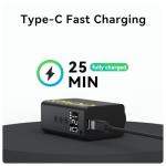 CYCPLUS AS2 Ultra Tiny Bicycle Pump with Gauge, Max 120 PSI Electric Mini Pump, Auto Stop, with Presta and Schrader Valve for E-Bike, MTB, and Road Bike AS2 Ultra (3.06oz)