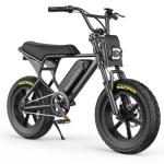 MACFOX M16 Ebikes for Youth, Mini E Bike 750W Electric Bike 20 MPH Max Speed,25 Miles Range(PAS1), 20"x4" Fat Tires, City/School Commuting Electric Bike (UL2849/BLACK-Standard)