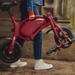 Jetson Bolt Electric Bike, Foot Pegs, Easy-Folding, Built-In Carrying Handle, Twist Throttle, Cruise Control, Up To 15.5 MPH, Range Up To 15 Miles, Ages 13+, Scarlet, JBOLT-SCR