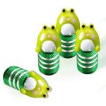 4 Pack Frog Bike Tire Valve Stem Caps,Frog Bike Accessories,Fun Bicycle Decor,Universal Air Caps for Bicycle, Motorcycle,Car,SUV & Truck,Perfect Frogs Gifts for Men Women