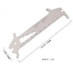 Bike Chain Checker, Chain Wear Indicator Tool for Bike Chain Link Replacement and Repair