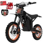 Tuttio Soleil01 Electric Dirt Bike for Teens Adults with Black Suspension Fork, UL Certificate