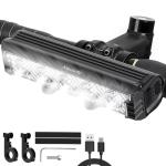 Ancorfy Super Bright LED Bike Light, USB Rechargeable Bicycle Headlight, Waterproof Bike Headlight, 5 Modes 2800 Lumen Bicycle Headlight, MTB Off-Road Cycling Commuting