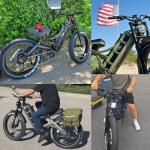 eAhora Romeo Pro Electric Bike - 2025 34MPH 1600W 48V 200Miles Long Range Ebike for Adults, 26" * 4.0 Fat Tire Fast Electric Mountain Bike Full Suspension Off-Road E-Bike