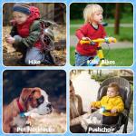 Gofimyee 2 Pack Kid Bike Light, for Kids Scooter, Waterproof with 3 Light Modes for Kids Scooter or Bycycle