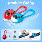 Gofimyee 2 Pack Kid Bike Light, for Kids Scooter, Waterproof with 3 Light Modes for Kids Scooter or Bycycle