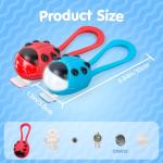 Gofimyee 2 Pack Kid Bike Light, for Kids Scooter, Waterproof with 3 Light Modes for Kids Scooter or Bycycle