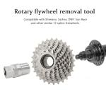 Quacc Bicycle Freewheel Remover Freewheel Removal Tool Compatible with Shimano Sunrace Sram Dnp