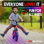 BLITZU Bike Wheel Lights, Bicycle Spoke Decorations Light for Night Riding, 2-Tire Pack 7 Colors in 1 Fun Bright Patterns, Disco LED Safety Strip Light, Bike Accessories for Kids, Boys, Girls, Adults
