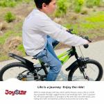 JOYSTAR Contender 20 Inch Kids Bike for Boys & Girls Ages 7-13 Years 20" Mountain Bike with Full Dual-Suspension Steel Frame and 1-Speed Drivetrain with Kickstand Green