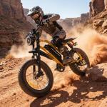 SPBSVDT Electric Bikes for Adults: 48V 20Ah Battery Electric Peak 1500W eBike, Long Range E Bike, Perfect for City, School & Off-Road Commuting 20" Fat Tires E-Bike (UL2849) (Golden)