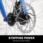 Mongoose Dolomite Fat Tire Mountain Bike, for Men and Women, 26 Inch Wheels, 4 Inch Wide Knobby Tires, 7-Speed, Adult Steel Frame, Front and Rear Brakes, Light Blue