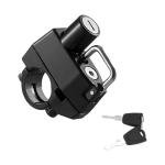 KVAEY Motorcycle Helmet Lock, Aluminum Alloy Anti Theft Helmet Security Locks, Universal Tamper-Proof Helmet Locks for Motorbike Scooter Bike, Motorcycle Accessories (1PCS)