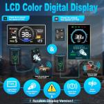 FREESKY 2500W BAFANG Motor Electric Bike for Adults, 48V 30Ah Removable Battery Ebike 120 Miles, 38+MPH, 26" Fat Tire Mountain E Bike, Full Suspension Bike, UL 2849 Certified by TÜV(Ultimate Kits)