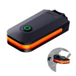 RAVEMEN CL01 Bike Tail Light, 300° Wide-Angle Rear Bicycle Light for Night Riding, Saddle Mount Bike Taillight Safety Accessories with Auto On/Off, Brake Sensing, 5 Modes, 2 Mounting Ways