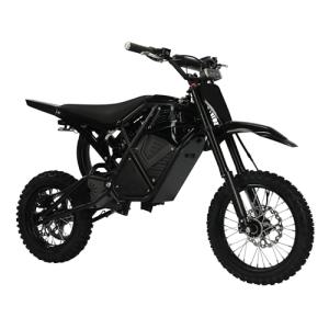 Windone RM7 Electric Dirt Bike, 2200W Peak Ebike, 48V 22.5Ah Up to 37MPH & 45-Mile Electric Motorcycle, 14"/12" Off-Road Tire E-Bike, Dual Hydraulic Brakes, Full Suspension, All Black