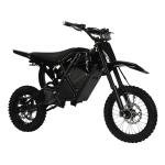 Windone RM7 Electric Dirt Bike, 2200W Peak Ebike, 48V 22.5Ah Up to 37MPH & 45-Mile Electric Motorcycle, 14"/12" Off-Road Tire E-Bike, Dual Hydraulic Brakes, Full Suspension, All Black