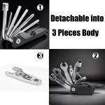 USHAKE Bike Multi Tool 20-in-1 Portable Bicycle Multi-Function Repair Kit with Hex Wrenches, Tire Levers Lightweight for MTB Road Cycling, Carry Case Included