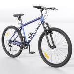 Max4out 26 inch Mountain Bike with 7 Speeds Lightweight Cycling Bicycles,V Brake, Metal Frame Bicycle for Men and Women, Adult Racing Bike, Road Bike,X5 Blue