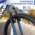 Max4out 26 inch Mountain Bike with 7 Speeds Lightweight Cycling Bicycles,V Brake, Metal Frame Bicycle for Men and Women, Adult Racing Bike, Road Bike,X5 Blue