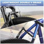 Max4out 26 inch Mountain Bike with 7 Speeds Lightweight Cycling Bicycles,V Brake, Metal Frame Bicycle for Men and Women, Adult Racing Bike, Road Bike,X5 Blue