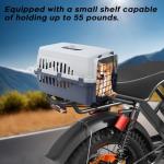 Spacewalk M7 Electric Bike,20" Fat Tire Ebike,Ideal for Riders Under 5'5" & Above,4 Shock Absorbers More Comfort,24.9mph,1500W (Peak) Motor,48V 15AH Battery,50 Miles Electric,75 Miles PAS - Black