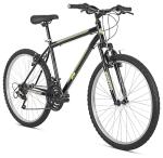 Pacific Mountain Sport Bike, 26 inch Mountain Bike for Men and Women, 18 Speed, Steel Frame, Knobby Tires, Front Suspension Fork, Twist Shifters, Linear Pull Brakes, Adult Bicycle