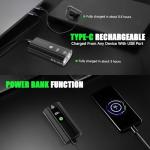 Super Bright Bike Lights for Night Riding, 5000mAh USB C Rechargeable LED Bicycle Light Front and Rear, 2000 Lumens Headlight and Back Tail Light Set for Road Mountain, (Black, 1 Set)