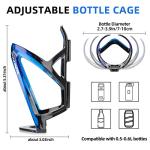 ROCKBROS Bike Water Bottle Holder Ultra-Light Bicycle Bottle Cages with Screws Tool, Universal Bike Cup Holder for Road MTB Mountain Bikes Cycling Accessories（2 Pack）