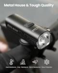 Magicshine 600 Lumens Bike Lights, USB C Rechargeable Bike Front Light​​, IPX7 Waterproof ​​Bicycle Headlight​​ with Anti-Glare Lens, Bike Headlights​​ for Urban Road Cycling-RN 600 V2.0