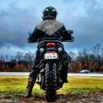 BYKR Waterproof Outdoors Motorcycle Rain Suits for Men & Women Cycling 2-Piece Breathable & Windproof Wet Weather Protection Motocross Rain Gear Reflective Rainwear All Sports Riding Rainsuit Grey M