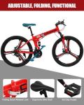 Ktaxon 26-Inch Foldable Mountain Bike - 21 Speed