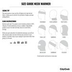 GripGrab Multifunctional Hi Vis Reflective Neck Warmer Biking Neck Gaiter Neon Yellow Cycling Neck Tube Bicycle Neck Scarf