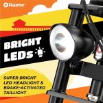 Razor Rambler 16 – 36V Electric Minibike with Retro Style, Up to 15.5 MPH, Up to 11.5 Miles Range, Wide, Rugged 16" Air-Filled Tires, Powerful 350 Watt Hub-Driven Motor