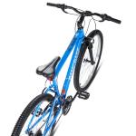 HH HILAND 26 Inch Mountain Bike, Mens Womens MTB with 18 Speeds, High-Tensile Steel Frame, V Brake, Hardtail Bicycle for Adults Blue