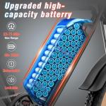 Ridstar Electric Bike for Adults Q20, 2000/1500W, 37/30MPH,52V 40AH,48V/20AH E-Bike,30-180 Miles Electric Motorcycle, 20" Fat Tire Dirt Bike, UL2849 All Terrain for Mountains, Snow, Sand, Road